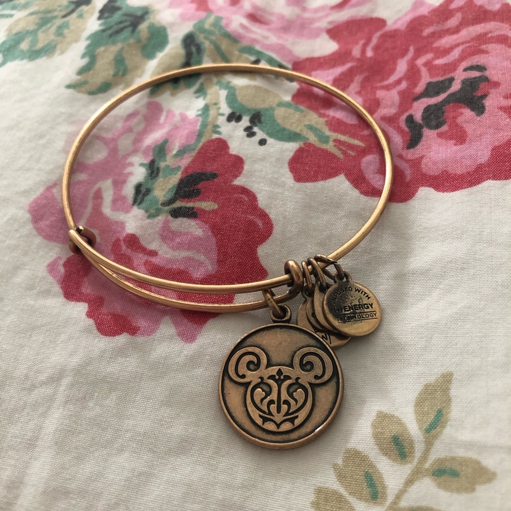 Alex & Ani Gold/Copper Mickey Bracelet